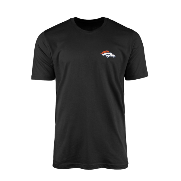 Denver Broncos Superior Logo Siyah Tshirt