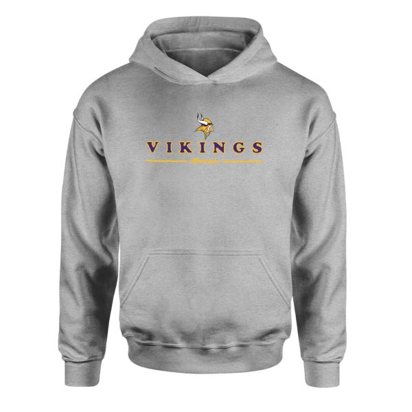 Minnesota Vikings NFL Gri Hoodie