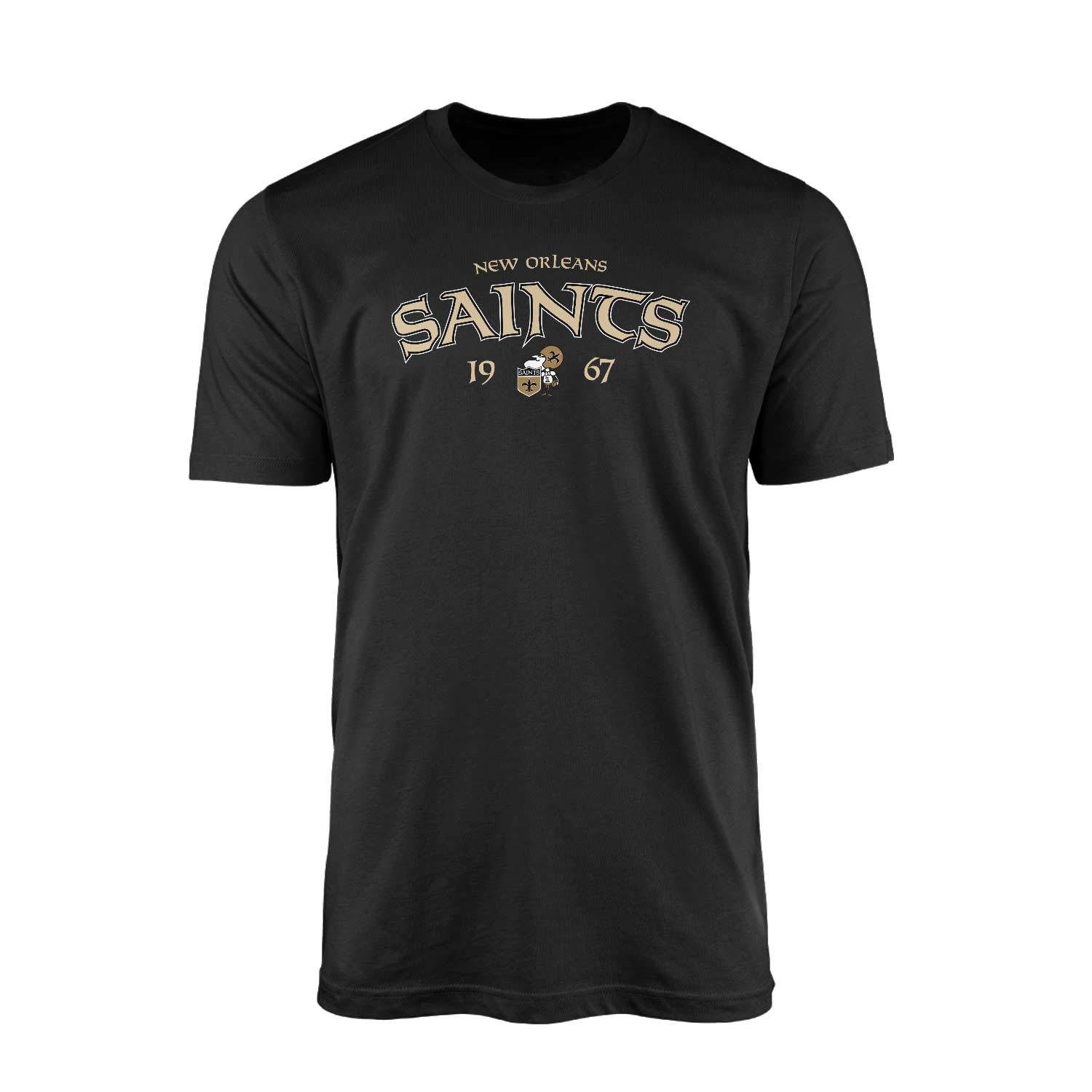 New Orleans Saints Siyah Tişört