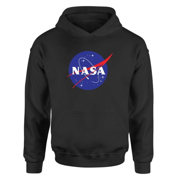 NASA Siyah Hoodie