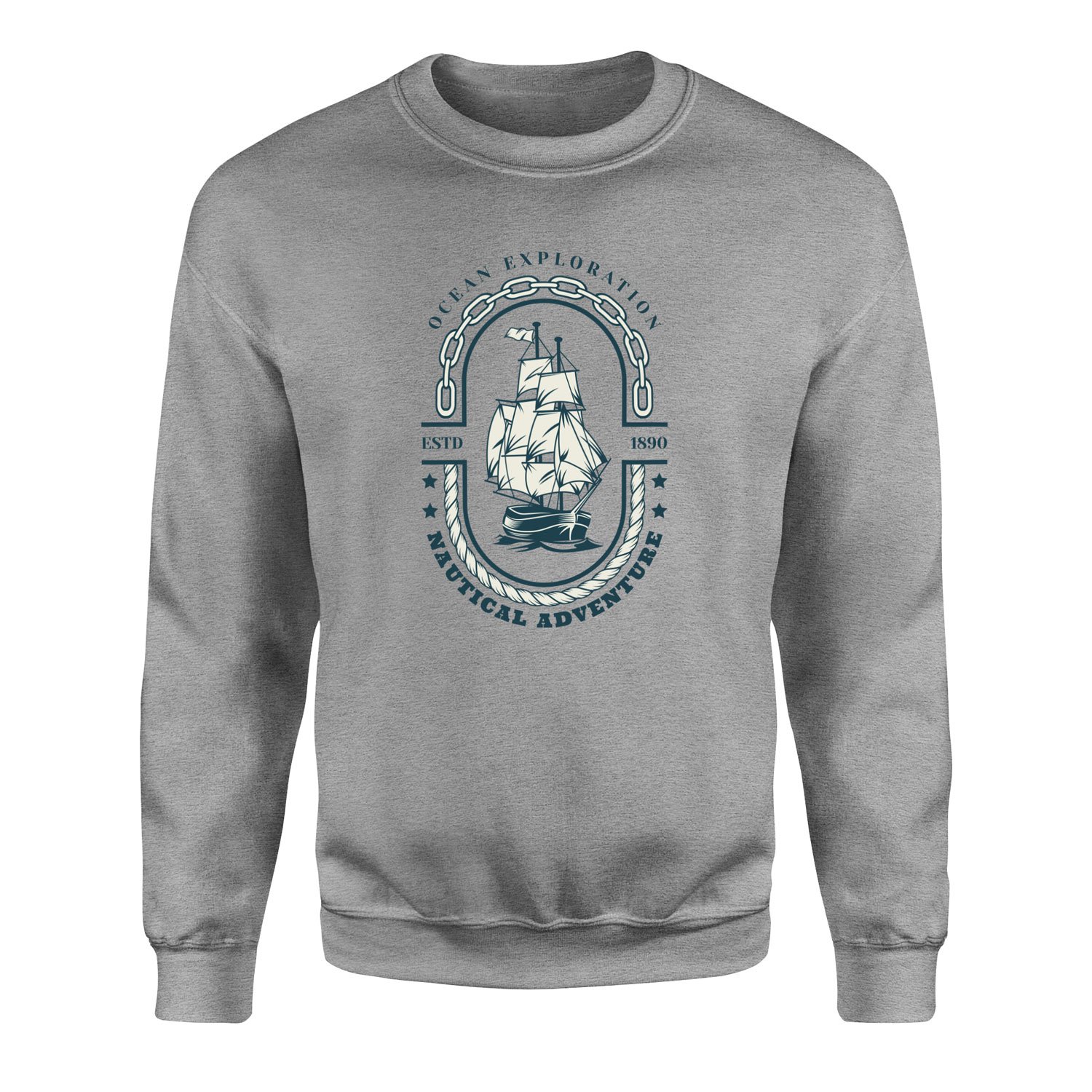 Okyanus Keşfi Denizci Sweatshirt