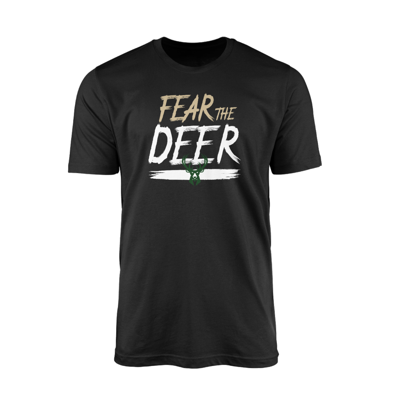 Fear the Deer Siyah Tshirt