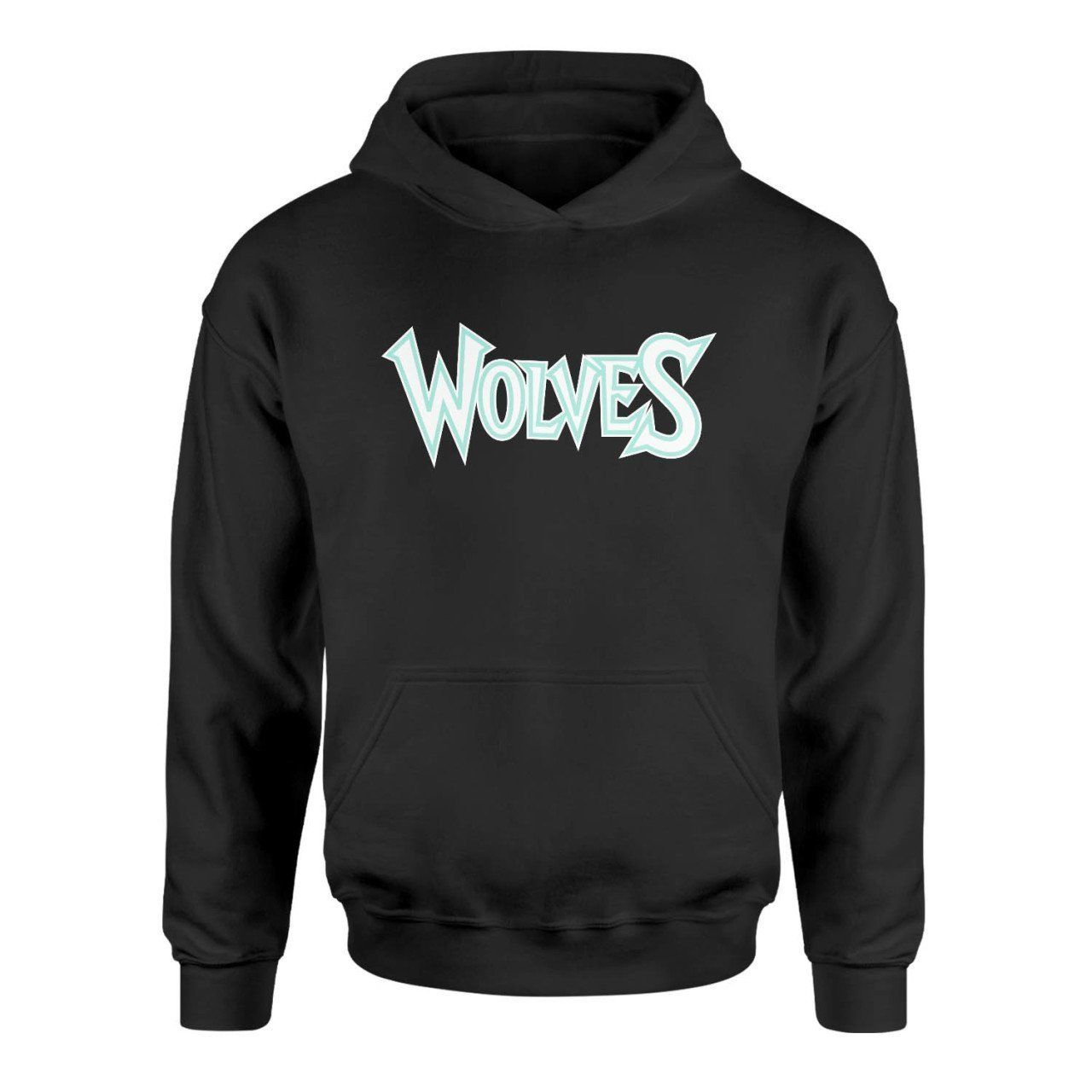 Wolves Siyah Hoodie