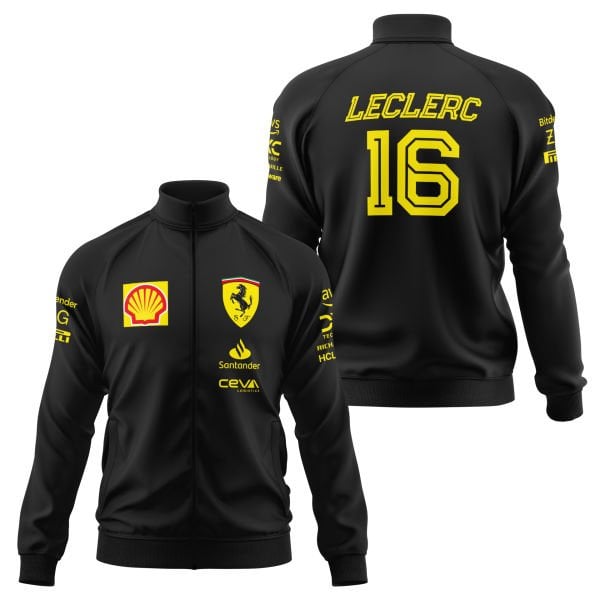 Charles Leclerc SFY Premium Fermuarlı Sweatshirt