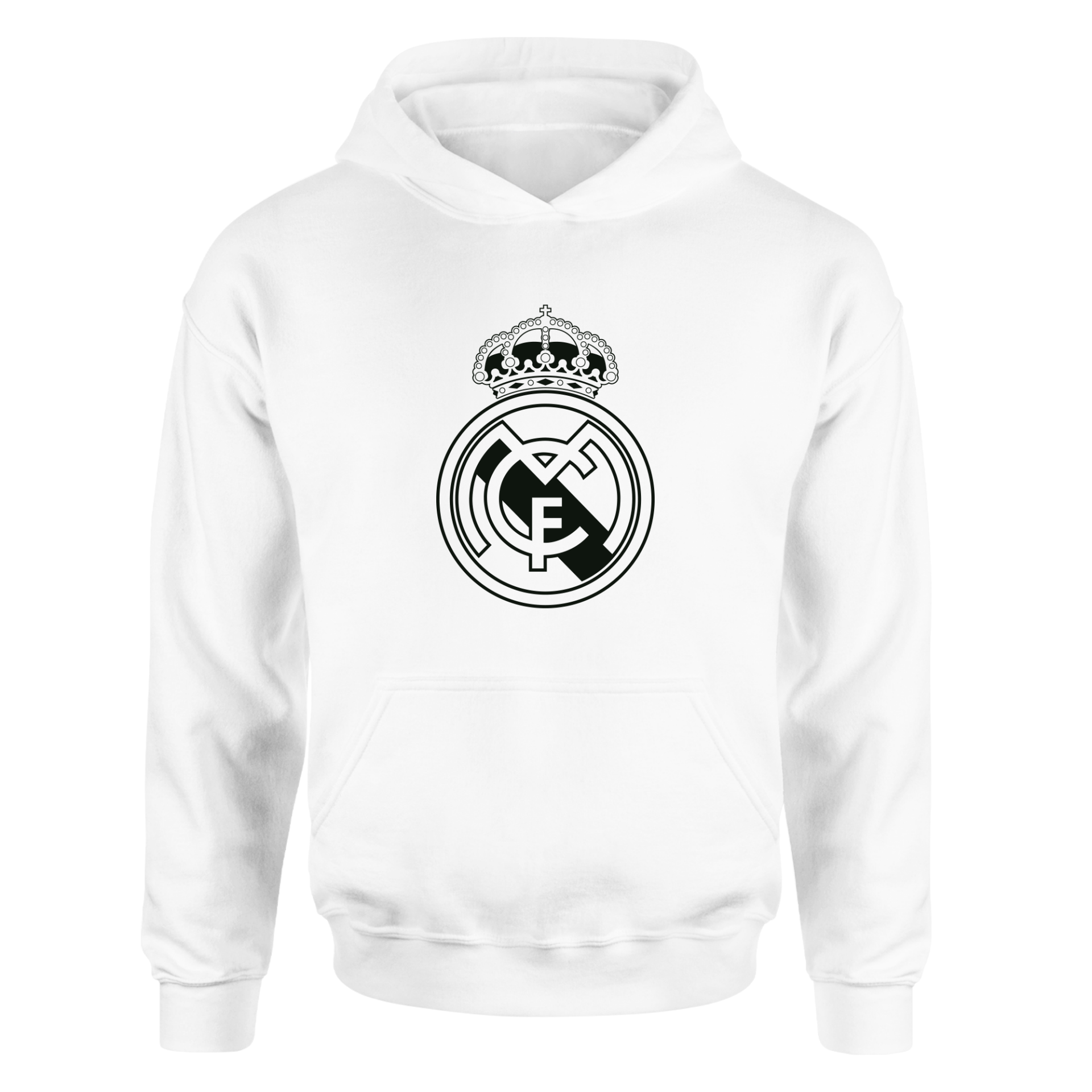 Real Madrid Beyaz Hoodie