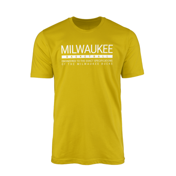 Milwaukee Basketball Sarı Tshirt