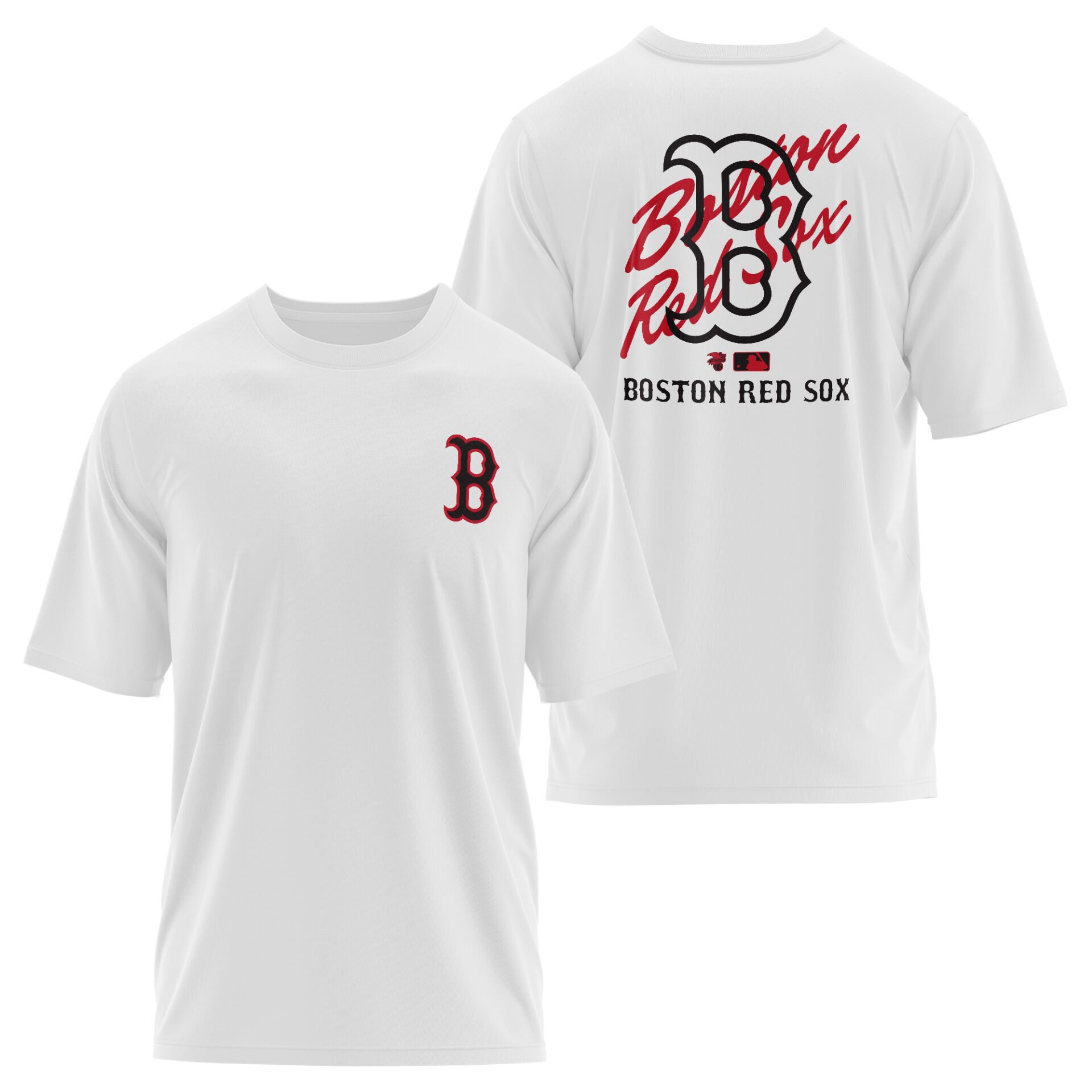 The Red Sox MLB Edition Beyaz Oversize Tişört