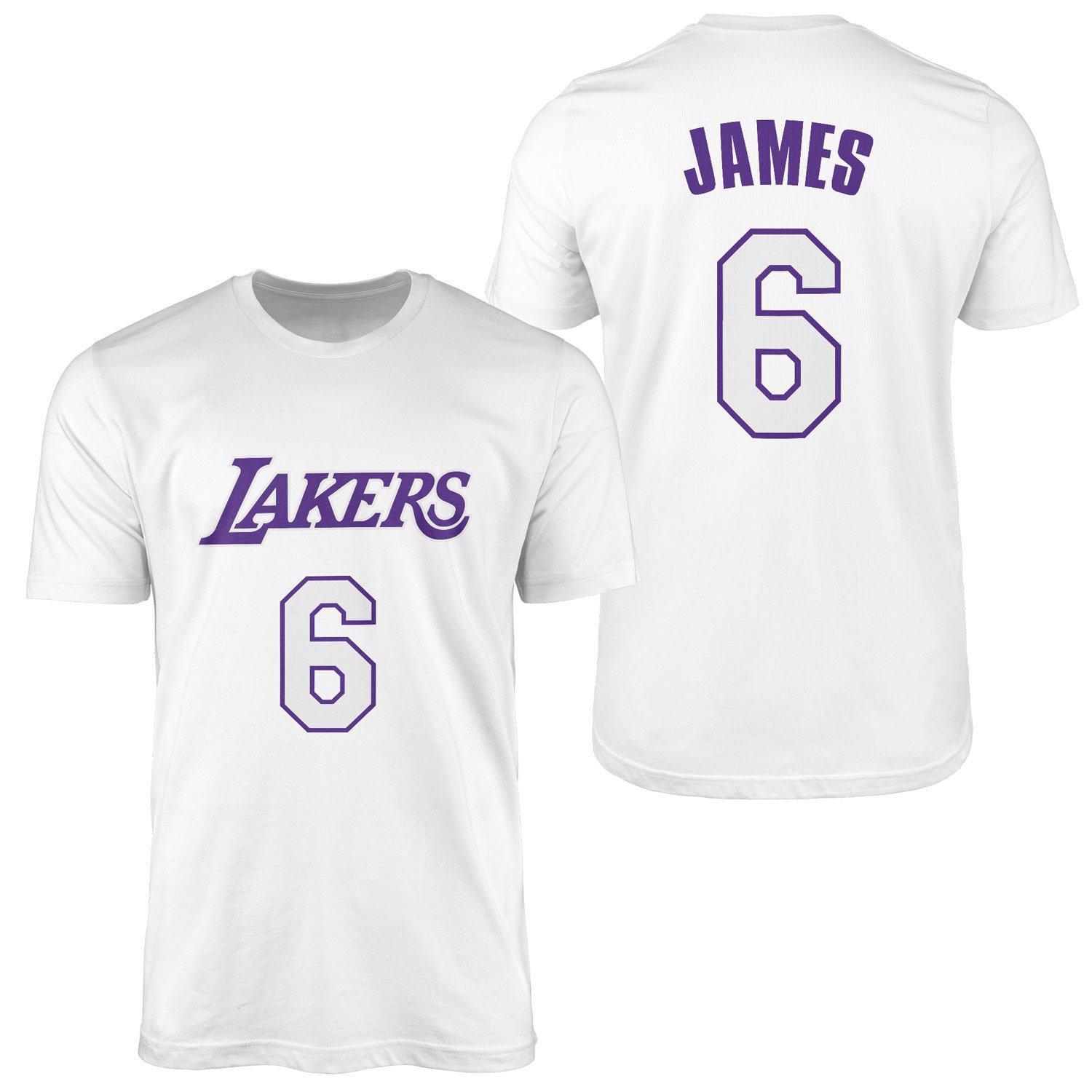 LeBron James 6 Lakers Forma Tişört