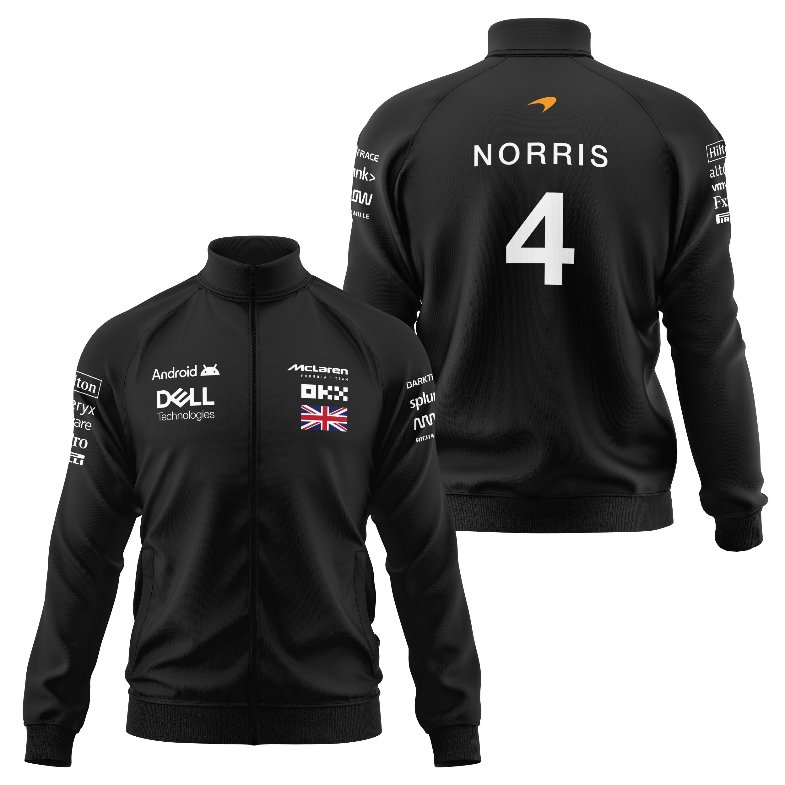 Lando Norris | Driver Edition Fermuarlı Sweatshirt