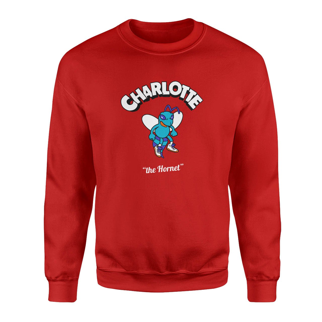 Charlotte Cartoons Kırmızı Sweatshirt