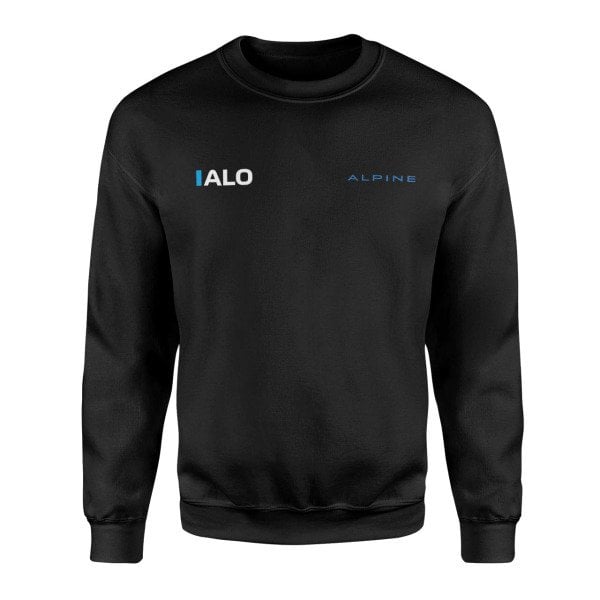 Fernando Alonso ID Siyah Sweatshirt