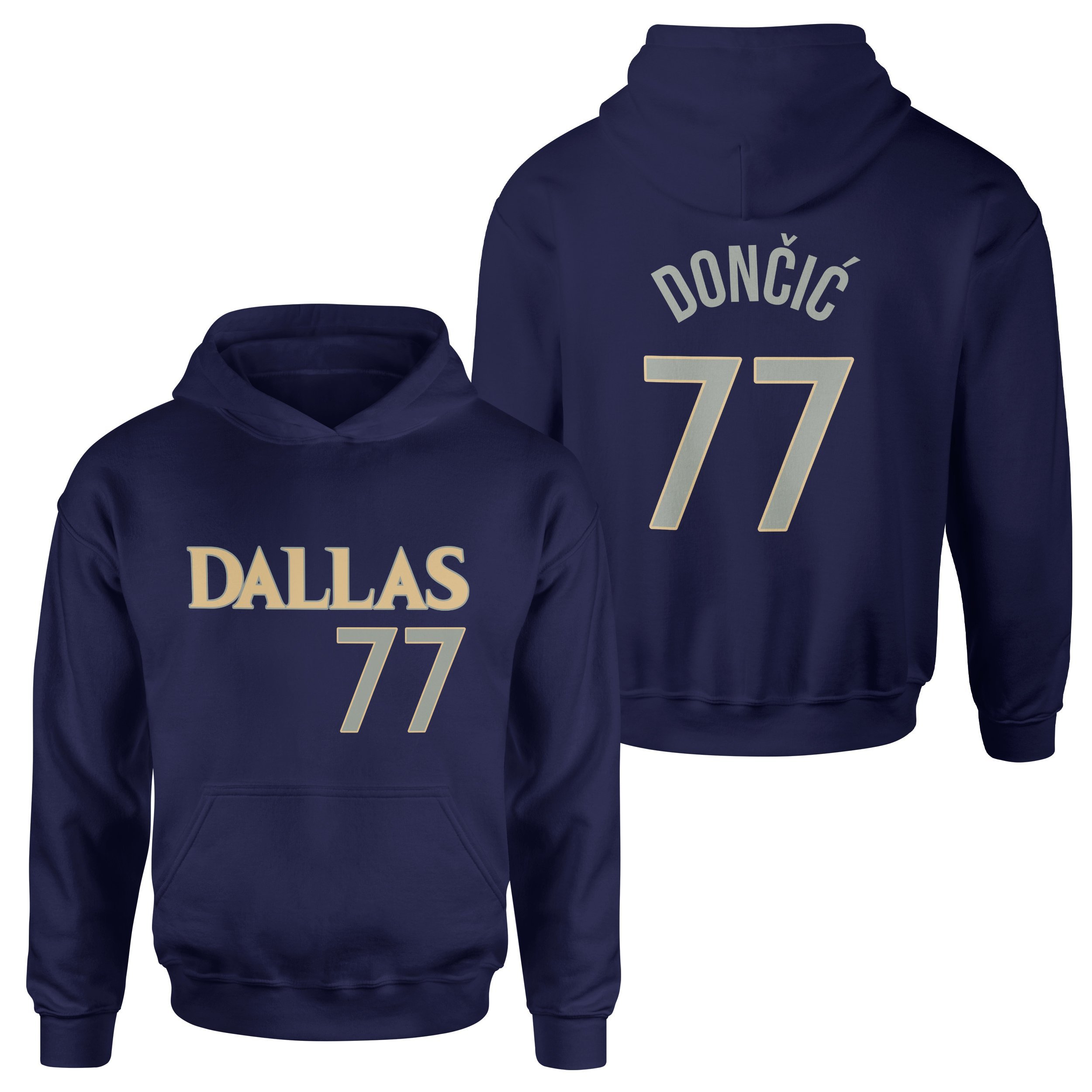 Luka Doncic 77 Forma Hoodie S - İndigo Mavisi | OUTLET