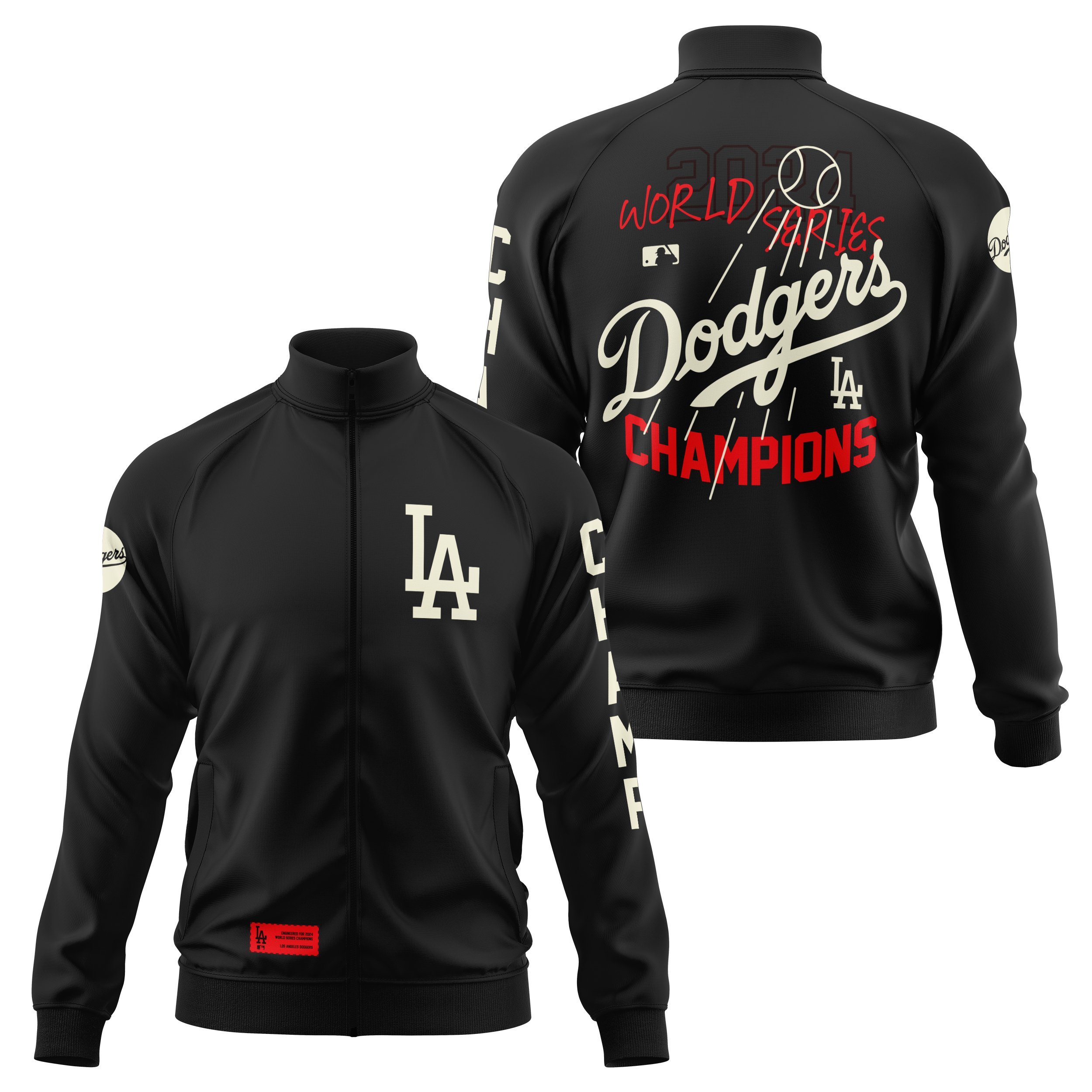 Los Angeles Dodgers WS 2024 Champions Premium Fermuarlı Sweatshirt