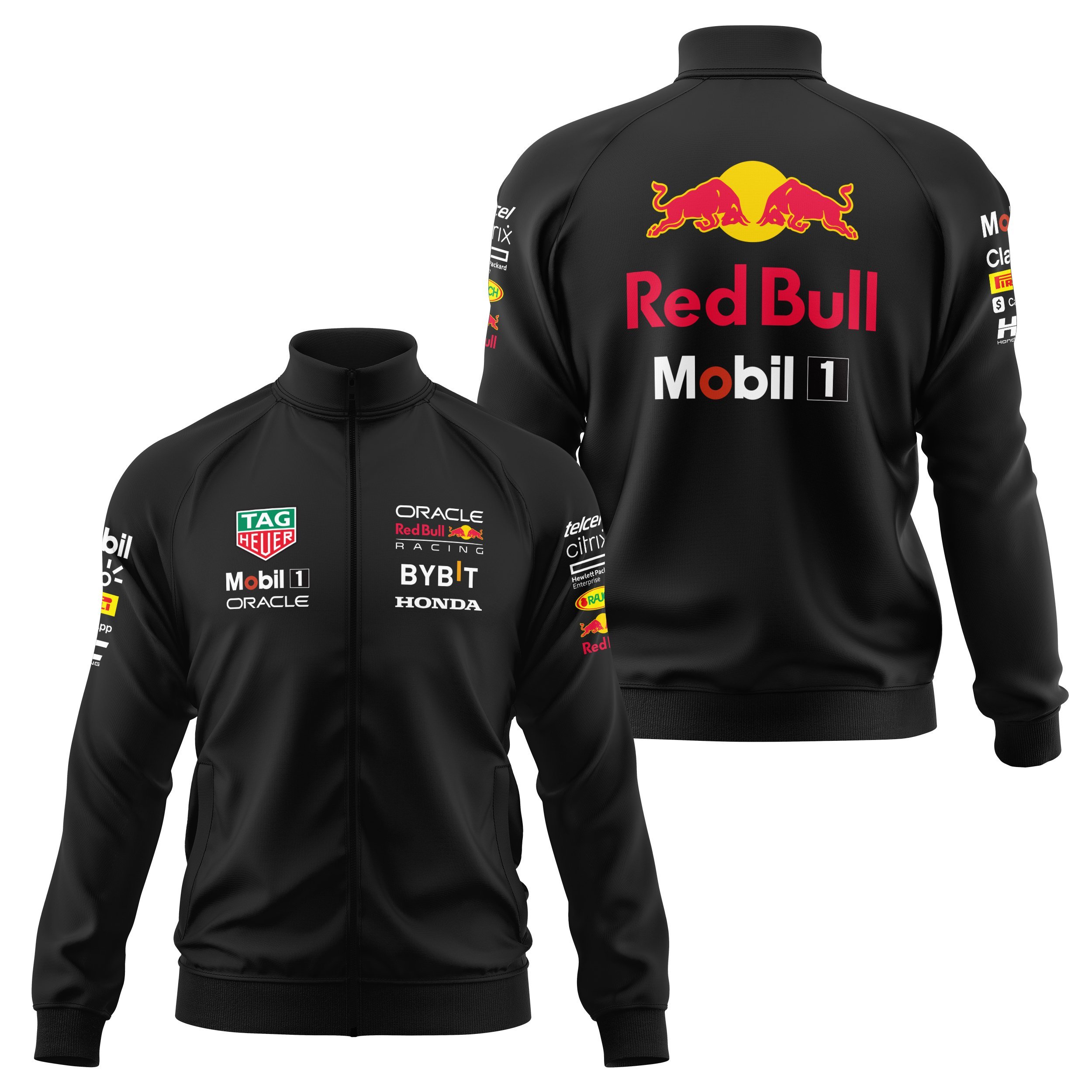 Red Bull Racing 2024 Teamline Fermuarlı Sweatshirt