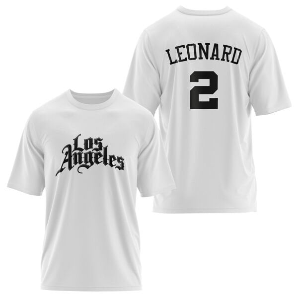 Kawhi Leonard Los Angeles Forma Oversize Tişört