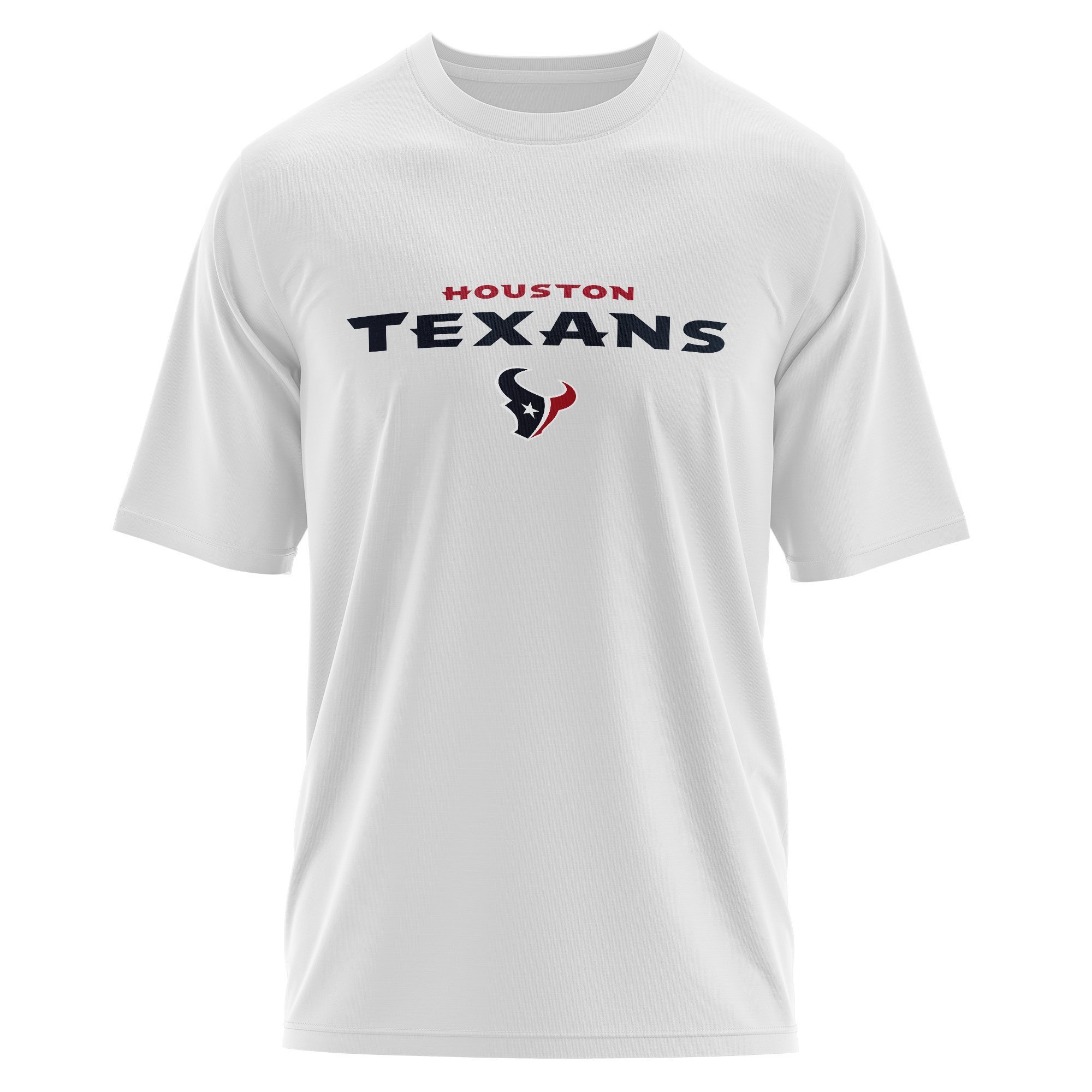 Houston Texans B Oversize Tişört L - Beyaz | OUTLET