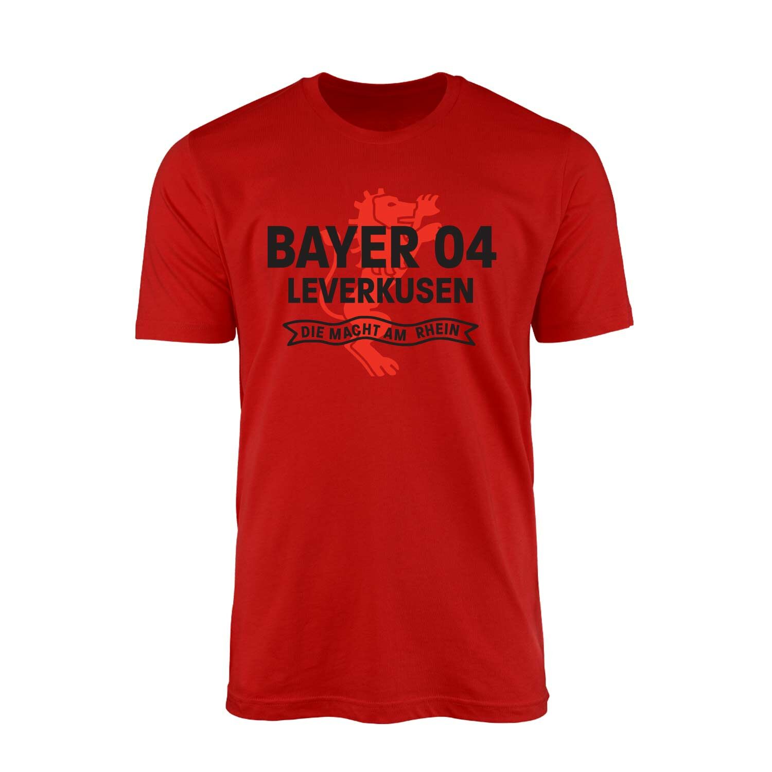Bayer Leverkusen | DIE MACHT AM RHEIN Kırmızı Tişört