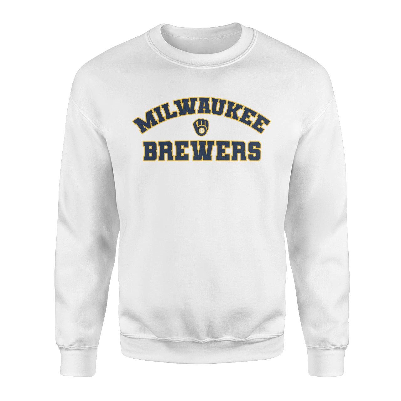 Milwaukee Brewers Beyaz Sweatshirt