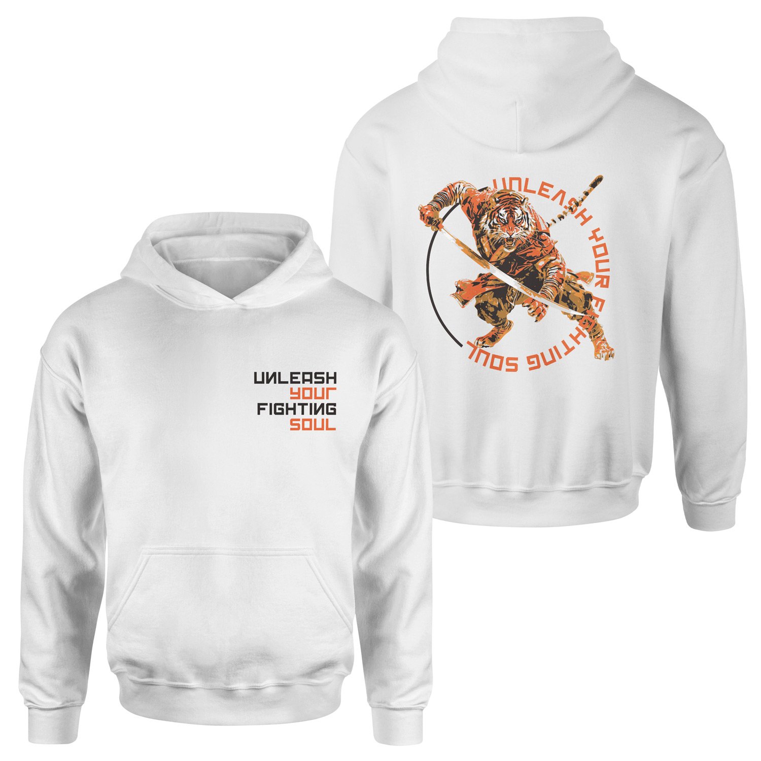 Unleash Your Fighting Soul | Siberian Tiger Hoodie