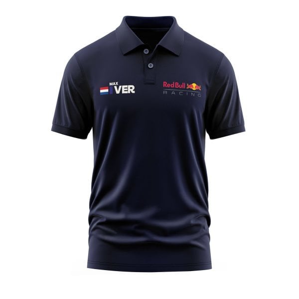 Max Verstappen Name Tag RB Racing Polo Tişört