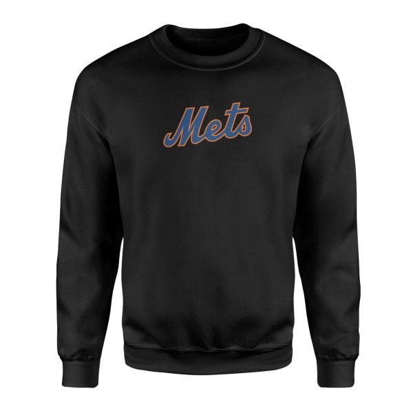 NY Mets Siyah Sweatshirt