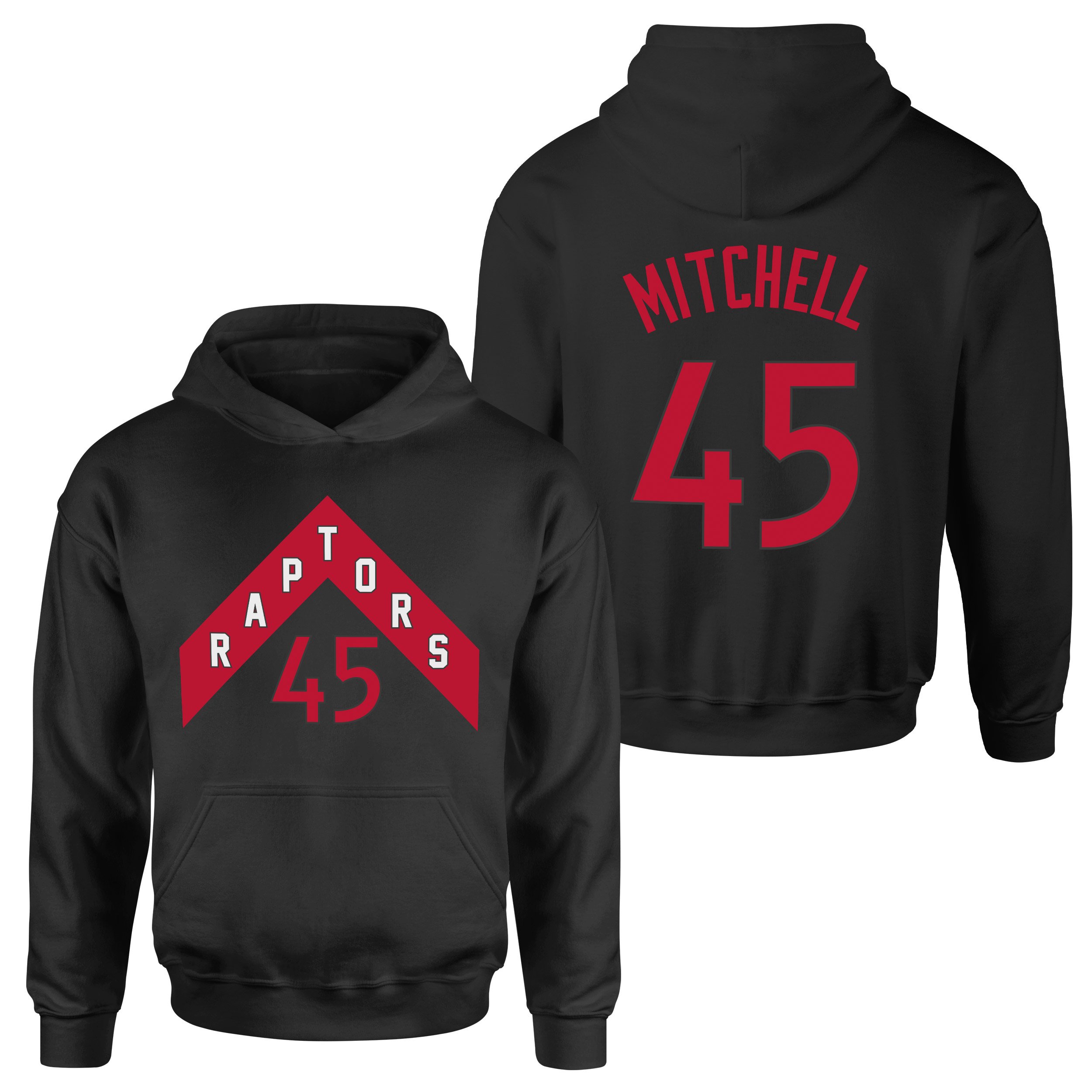 Davion Mitchell 45 Raptors Jersey Hoodie