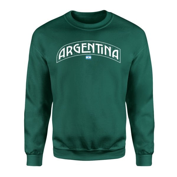 Arjantin Nefti Yeşili Sweatshirt