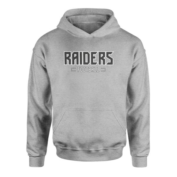 Raiders Football Gri Hoodie