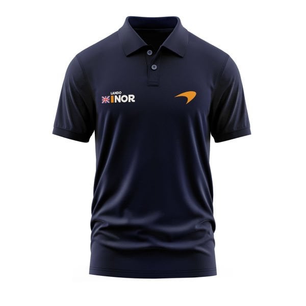 Lando Norris Name Tag McLaren Racing Polo Tişört