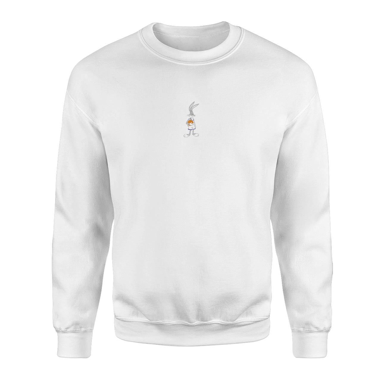 Bugs Bunny Beyaz Sweatshirt