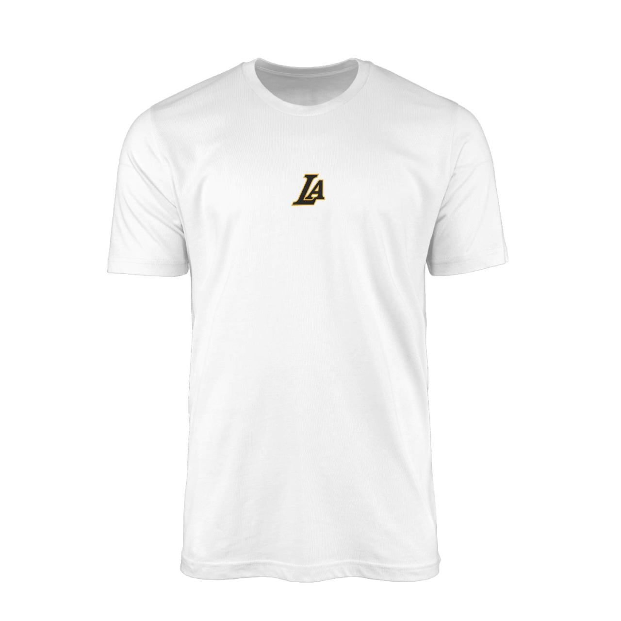LA Black-Gold Superior Mid Beyaz Tshirt