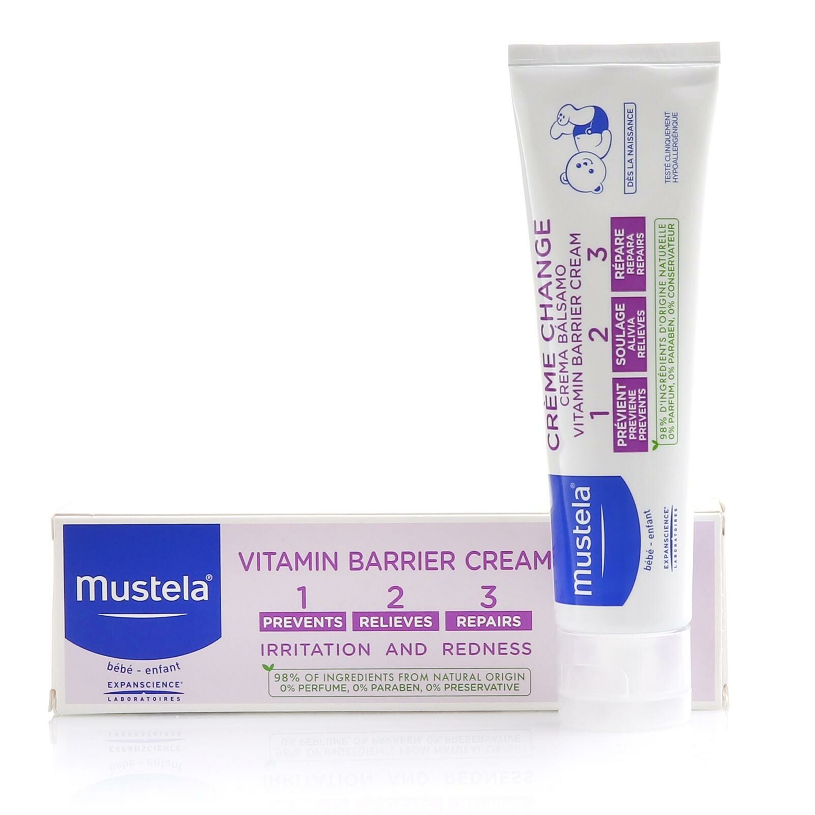 Mustela Vitamin Barrier 1.2.3 Pişik Kremi 100 ml SKT:01.26