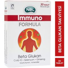 NBL Immuno Formula Selenyum Beta Glukan 30 Tablet SKT:05.26