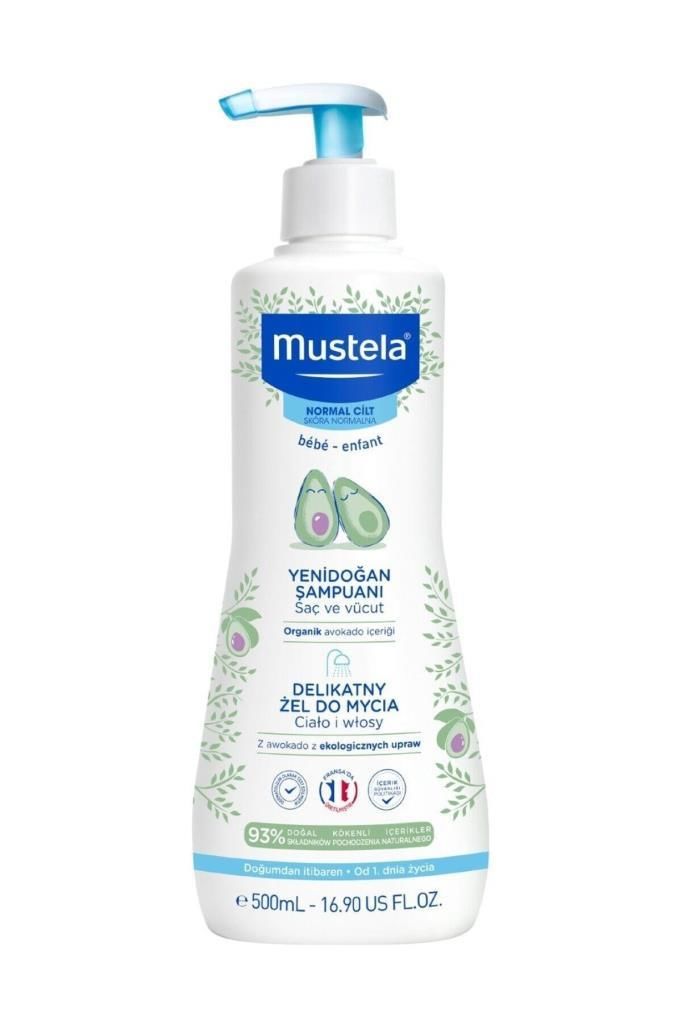 Mustela Gentle Cleansing Gel Yenidoğan Şampuan 500 ML SKT:09.26