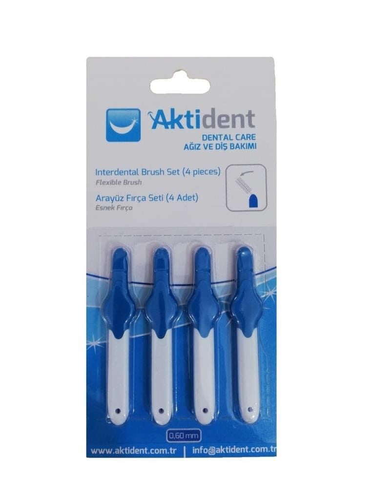 Aktident Arayüz Fırçası 0.60 MM 4 Adet