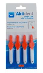Aktident Arayüz Fırçası 0.45 MM 4 Adet