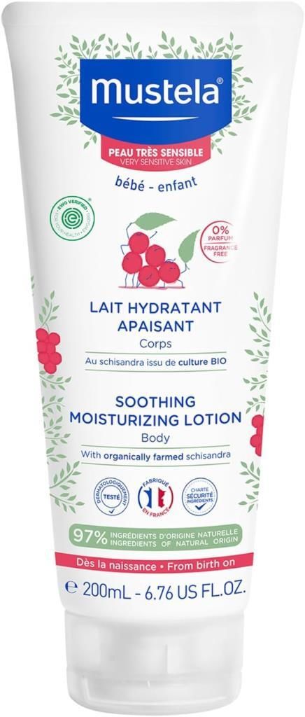 Mustela Soothing Moisturizing Lotion Çok Hassas Ciltler İçin Krem 200 ml SKT:11.26