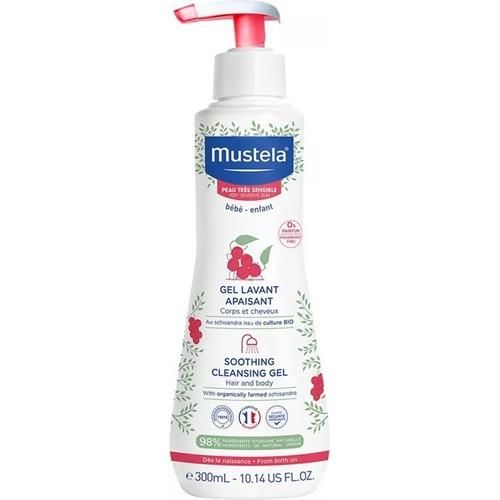 Mustela Soothing Cleansing Gel Hair and Body Hassas Ciltler İçin Temizleme Jeli 300 ml SKT:05.26
