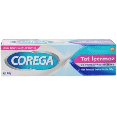 Corega Gün Boyu Güçlü Tutuş Diş Protez Yapıştırıcı Tat İçermez Krem 40 gr SKT:03.27