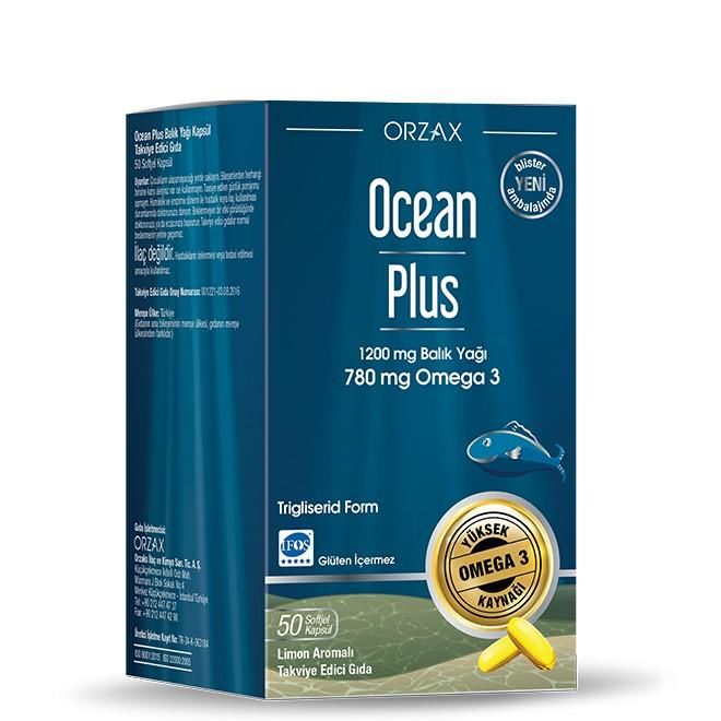 Orzax Ocean Plus 1200 mg 50 Kapsül SKT:03.26