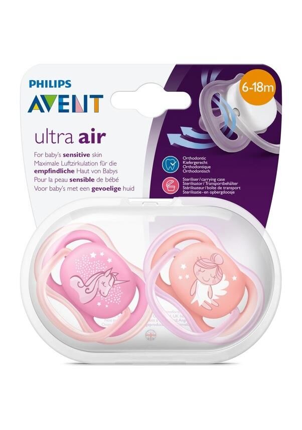 Philips Avent SCF345/22 Ultra Air 6-18 Ay Emzik Kız 2'li