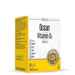 Orzax Ocean Vitamin D3 400 IU Oral Sprey 20 ml SKT:08.26