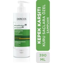 Vichy Dercos Anti-Dandruff Şampuan Kuru Saçlar için Kepek Karşıtı 390 ml