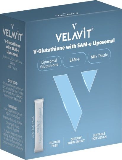 Velavit V-Gluathione with Sam-e Liposomal 30 Şase SKT:04.27