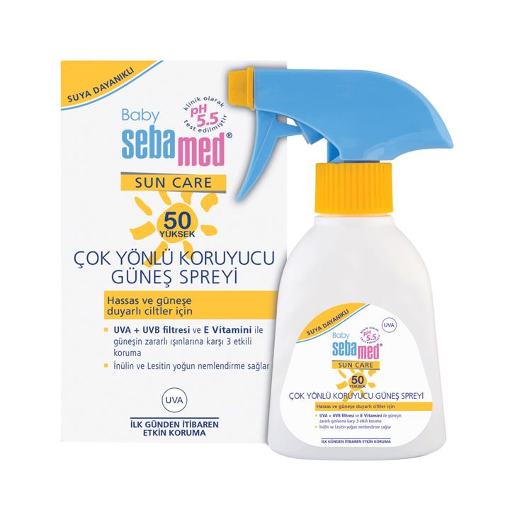 Sebamed Baby Çok Yönlü Koruyucu Güneş Spreyi SPF50 200 ml