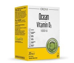 Orzax Ocean Vitamin D3 1000 IU Oral Sprey 20 ml SKT:04.26