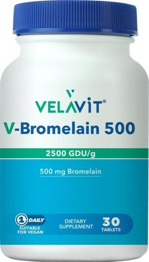 Velavit V-Bromelain 500 30 Tablet SKT:08.27