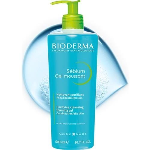 Bioderma Sebium Gel Moussant 500 ml - Puansız  SKT:09.27