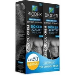 Bioder Tüy Dökücü Krem Erkek 100 ml 2'li