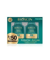 Bioxcin Argan Keratin Şampuan 300 + 300 ml - İkincisi %50 İndirimli